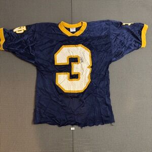 Vintage Hudson Valley Notre Dame Fighting Irish #3 Football Jersey XL USA